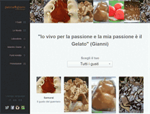 Tablet Screenshot of gelateriagianni.com